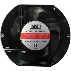 Resim Isiso IF-17251M24B 24VDC Metal Fan 150X170X51MM 