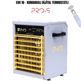 Resim Evo10 Pros - 10 Kw Kumandalı Ve Dijital Endüstriyel Elektrikli Fanlı Isıtıcı 
