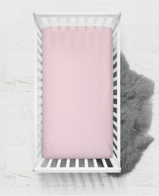 Resim 70X140 Penye Lastikli Bebek Çarşafı - Krem Pembe Lila 3'Lü Set 