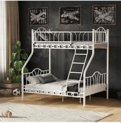 Resim Reyo İmaj 3 Kişilik Ebeveyn 3'lü Metal Ranza Beyaz 90x200 / 140x 