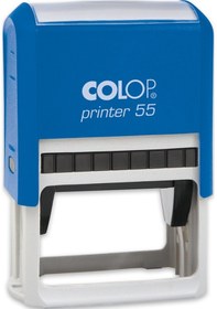 Resim Colop Prınter 55 Mavi Kasa Mavi Keçe - 40 x 60 MM 