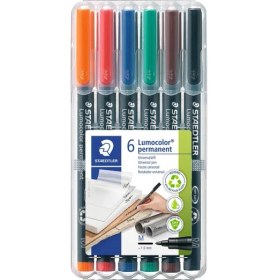 Resim 317 Wp6 - Asetat Kalemi Permanent M 6'lı 
