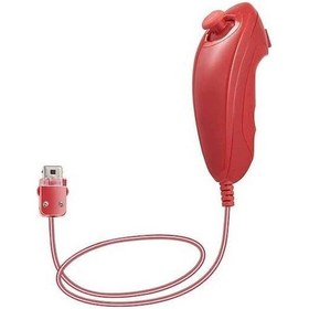 Resim Flybuy Red Kavisli Kablolu Oyun Denetleyicisi 8530 Kırmızı, Nintendo Wii Uyumlu Kayma Önleyici Tasarım, Ergonomik Kullanım İçin Uygun 