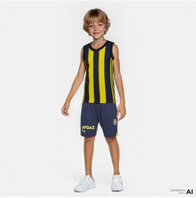 Resim Adidas Fenerbahçe Beko Çocuk Lacivert Basketbol Forması Jl6013 