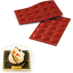 Resim Storemax Yarım Küre Silikon Kalıp Çok Renkli ECMELNM360 