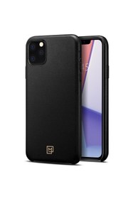 Resim Spigen iPhone 11 Pro Kılıf La Manon Câlin Premium Deri Tasarım Chic Black - 077CS27116 