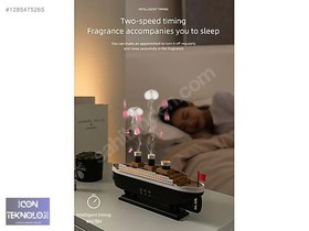 Resim 250 ml Titanic Gemi Modeli Hava Nemlendirici Aromaterapi 