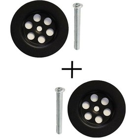 Resim Siyah Lavabo Süzgeci 2'li - 510b2 Siyah 