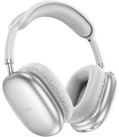 Resim hoco. W35 Air TrimUmph Aux Destekli Bluetooth Kablosuz Kulaklık - Gümüş 