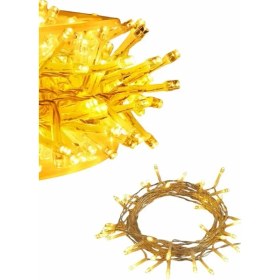 Resim Dekoratif Peri LED 100 Ledli Gün Işığı Pilli 10 Metre Gün Işığı 