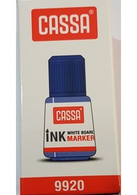 Resim Cassa Beyaz Tahta Kalemi Mürekkebi 20Ml Mavi 