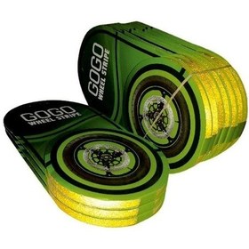 Resim Gogo Lüks Jant Şeridi Seti Reflektör Sarı 7cm X 7m 