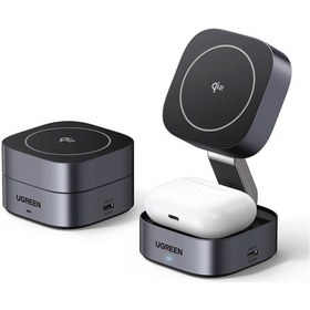 Resim Ugreen 2'si 1 Arada Magsafe Kablosuz Hızlı Şarj Standı, 35316 