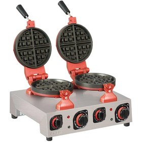 Resim OMAKE WFL01.E22 Z5F Zamanlayıcılı Kare Model Çiftli Waffle Makinesi, Elektrikli 