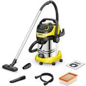 Resim 1.628-360.0 S V-30/8/22/T (YSY) WD 6 EU Çelik Kazan Sarı Islak-Kuru Elektri̇kli̇ Süpürge Karcher