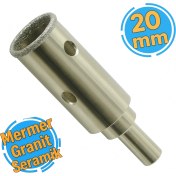 Resim Kristal Mermer Seramik Granit Elmas Uçlu Delici 20 mm 