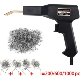 Resim EU Fişi 220V Otomatik Sıcak Zımba Plastik Kaynak için, PVC Plastik Kaynağı Plastik Zımbalar ve Tamirler için, Araba Tamponu Onarım Aracı 