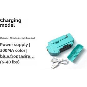 Resim Reedark Usb Şarjlı Elektrikli Gt Düğüm Makinesi - Pe Ve Karbon Teli İçin Uygun - Avcılar İçin Toplu Satış Mavi 