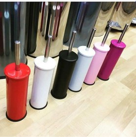 Resim Krom Tuvalet Fırçası Tuvalet Temizleyicisi 