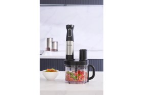 Resim Functionall 2848H Mutfak Robotu Inox Siyah, Çok Fonksiyonlu ve Dayanıklı Tasarım 