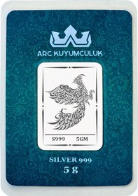 Resim Tavus Kuşu Temalı 999 Ayar Gümüş İle Tasarlanmış Hediyeye Özel 5 Gram Gümüş Külçesi-730 