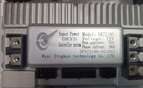 Resim 72 v Elektrikli Motosiklet Denetleyici DK72180 Sinüs Dalgası Elektrikli Fırçasız DC motor kontrolörü QS Motor için 1500 W'ye kadar 