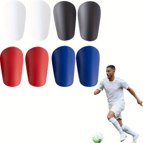 Resim Çocuk Sporcular İçin Tasarlanmış Mini Profesyonel Futbol Antrenman Şin Koruyucuları, Küçük Boyut 