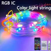 Resim 1 adet 15.24 metre RGB+IC Işık Şeridi USB Akıllı Kablosuz LED Peri Işıkları APP Kontrollü DIY Müzik Senkronizasyonu Renk Değiştirme LED Şeridi Uzaktan Kumanda ile. Bu LED Şeridi Mobil Uygulama ile Kontrol Edilebilir ve TV, Bilgisayar, Yatak Odası ve Oyun Monitörleri için Mükemmel, Ayrıca Oturma Odaları, Halloween, Düğün Dekorasyonu, Duvar Dekorasyonu, Seyahat, Kamp, Partiler ve Doğum Günleri ve Noel için Harika Bir Hediye Olarak Ev Dekorasyonu için Uygun. 