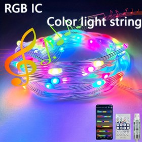 Resim 1 adet 15.24 metre RGB+IC Işık Şeridi USB Akıllı Kablosuz LED Peri Işıkları APP Kontrollü DIY Müzik Senkronizasyonu Renk Değiştirme LED Şeridi Uzaktan Kumanda ile. Bu LED Şeridi Mobil Uygulama ile Kontrol Edilebilir ve TV, Bilgisayar, Yatak Odası ve Oyun Monitörleri için Mükemmel, Ayrıca Oturma Odaları, Halloween, Düğün Dekorasyonu, Duvar Dekorasyonu, Seyahat, Kamp, Partiler ve Doğum Günleri ve Noel için Harika Bir Hediye Olarak Ev Dekorasyonu için Uygun. 