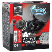 Resim Prime Aktif Carbon Control Plus Topaklanan Kedi Kumu 10 Lt 