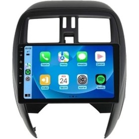 Resim Nissan Micra 2014-2018 8gb Ram 128gb Hafıza 8 Çekirdek Carplay Kamera Android Multimedya 9" 
