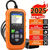 Resim Araba ve Kamyonlar için OBD2 Kod Okuyucu, Sıfırlama Işıklı Otomotiv Tarama Cihazı, Hata Okuma & Kod Temizleme, 10000+ DTC Kütüphanesi, Veri Akışı, I/M Hazır Durumu, O2 Testi, Çoklu Dil Destekli Araç Diagnostik Aracı 