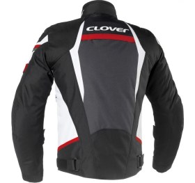Resim Clover Airblade-3 Lady Kısa Siyah/Kırmızı Ceket 