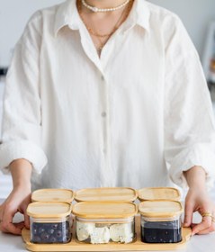 Resim Kaite Cam Kahvaltılık Seti 13 Parça 