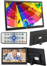 Resim Utelips 10 Inç Lcd Geniş Ekran Dijital Fotoğraf Çerçevesi Elektronik Resim Video Oynatıcı Hd Kumandalı Table 