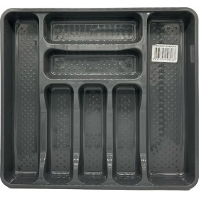 Resim Braventa Collection 39X42,5X5 cm Çekmece Içi Boy 7 Gözlü Kaşıklık Antrasit 