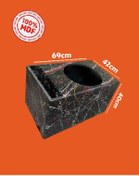 Resim ensilya 38 CM SPL L PORT PROFESYONEL BAS KABİNİ MDF DEPREM ETKİLİ 