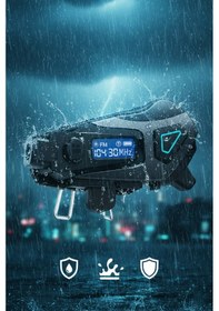 Resim K10 İnterkom Bluetooth 5.4 Kameralı Motosiklet Kask İnterkom Fm Destekli 