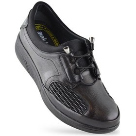 Resim Ayak Trendi 24 K 4204 Kadın Kemik Çıkıntılı Comfort Ayakkabı Siyah 