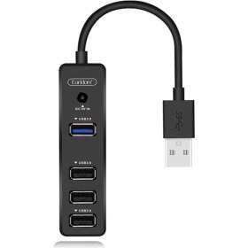 Resim Earldom HUB07 Tak‑Çalıştır USB 3.0 + 3×USB 2.0 Hub – 4 Port USB Çoklayıcı 