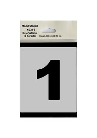 Resim Stencil Rakam Boyama Şablonu X023-sayı Rakam Yüksekliği 10 Cm 