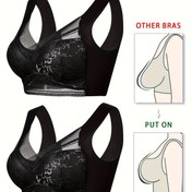 Resim 2 adet CELILIN Kadınlar için Seksi Şık Kablosuz Sütyenler - Orta Destek Dantel Kenar, Ayarlanabilir Yan Bağları & Nefes Alabilen Dolgusuz, Günlük Kullanım ve Spor İçin Düz Renk, Tüm Sezonlara Uygun Konfor, Sofistike İç Çamaşırı, Rahat Kalıp, Orta Esneklik 