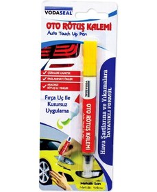 Resim Vodaseal Araç Oto Rötuş Çizik Kalemi Metalik Sarı Boya Kalemi 