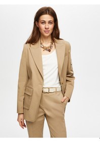 Resim Faik Sönmez Kargo Cep Detaylı Pamuklu Blazer Ceket 018 Us25ckt01834 Bej 