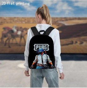 Resim Userfriendly11 Pubg Baskılı 3 Parça Sırt Çantası Seti Büyük Kapasiteli Okul Çantası Kalem Kutusu Siyah 1 Adet Siyah 