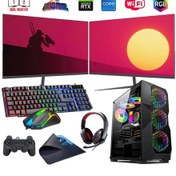 Resim Rogame RKT660764 i5-13400F 16 GB 480 GB SSD 6 GB RTX3050 Çift 24" Free Dos Masaüstü Oyuncu Bilgisayarı 