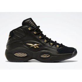 Resim Reebok Question Mid 'lux' Black Gold Erkek Basketbol Ayakkabısı 