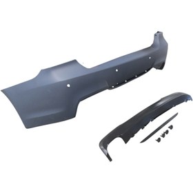Resim BZT BMW 3 Seri- E90- 05/11; Arka Tampon Astarlı (Sensör Delikli/Karlikli/Tek Egzoslu A51128041139S1 