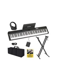 Resim Midex Plx-120bk-st Katlanır Taşınabilir Dijital Piyano Tuş Hassasiyetli Full Set 