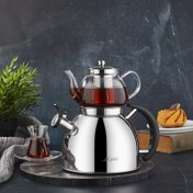 Resim Koopman Cam Çaydanlık Set 